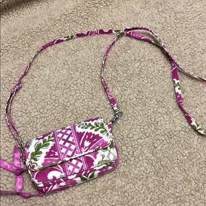 Vera Bradley wallet crossbody pink